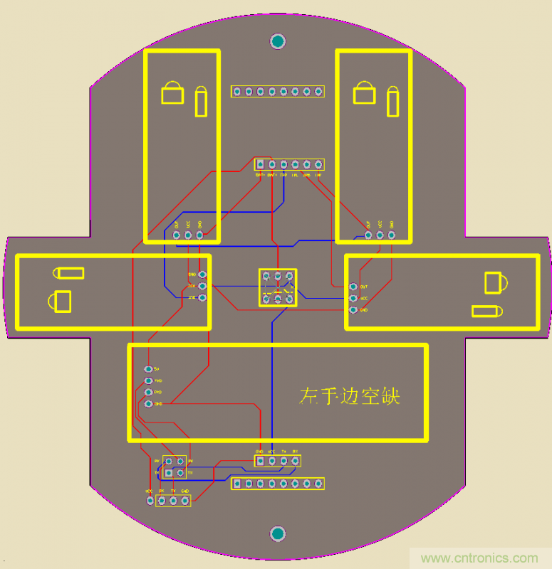 牛人力作！PCB版藍牙智能小車DIY