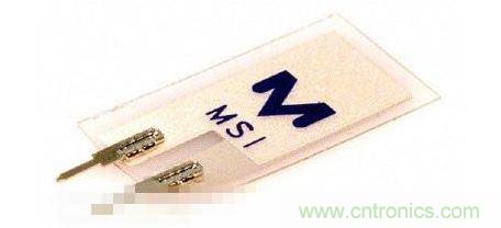 Measurement Specialties 的 MSP1006 壓電晶體。