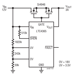 為敏感電路提供過壓及電源反接保護！